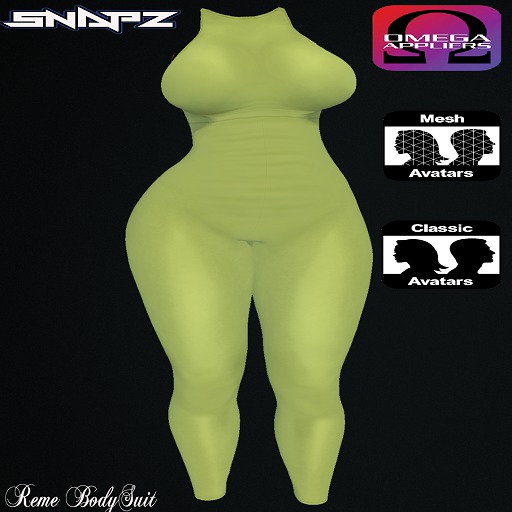 Snapz-Reme BodySuit (Lime)