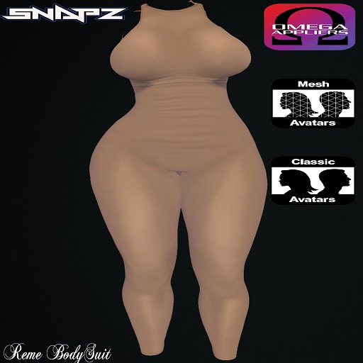 Snapz-Reme BodySuit (Nude)