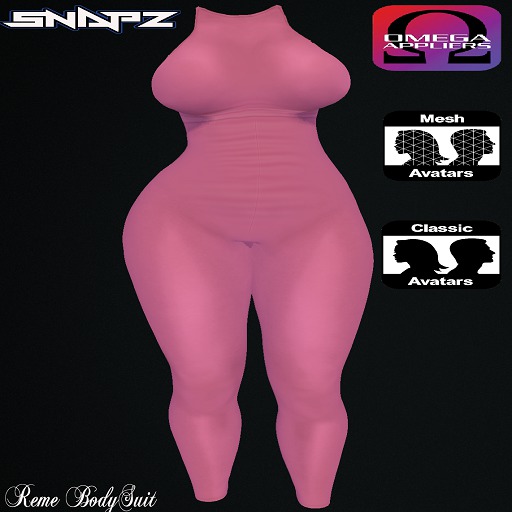Snapz-Reme BodySuit (Pink)
