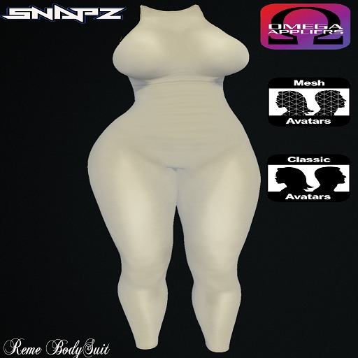 Snapz-Reme BodySuit (White)