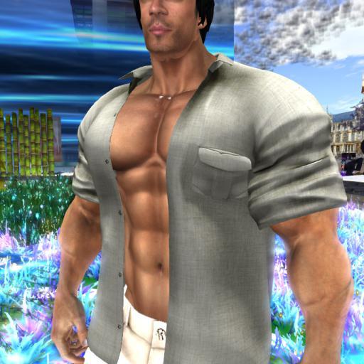 JTC Shirt  1/2 UNBUT Lineng BRN Tan - Fitted Mesh