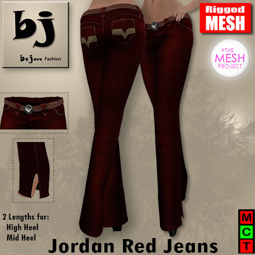 Jordan Jeans, Red - TMP - DEMO