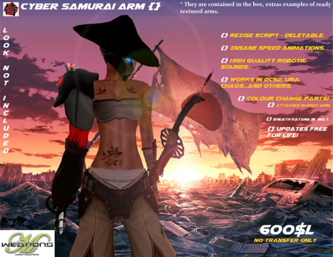 [MODE WEAPONS]Cyber Samurai Arm v1.0 (BOX)