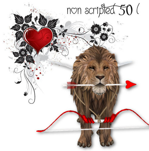 lion cupid vday
