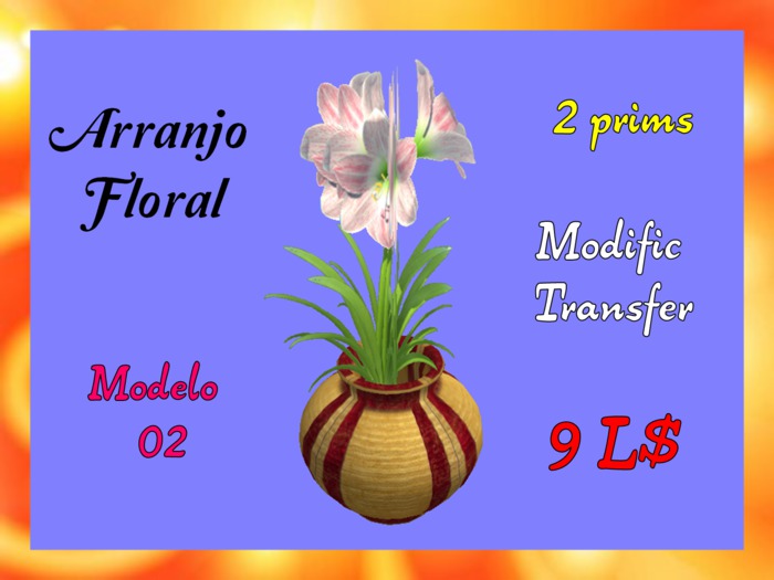 MF - Arranjo floral - Vase - Flower 02