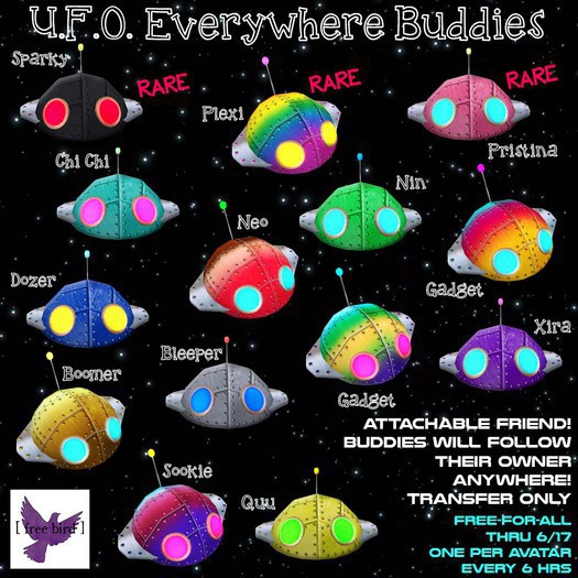 [ free bird ] U.F.O. Everywhere Buddy - Pristina RARE