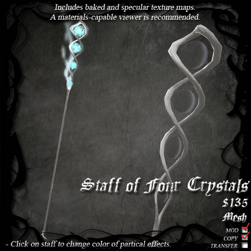 Staff of Four Crystals