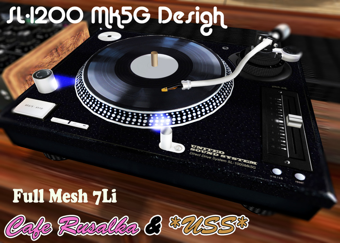*Cafe Rusalka&USS* SL1000-Mk5G Turntable
