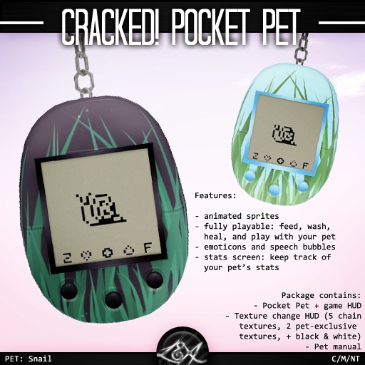 -LEXI- Cracked! Pocket Pet ~ Snail