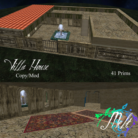 {Melt} Villa House 41 Prims BOX