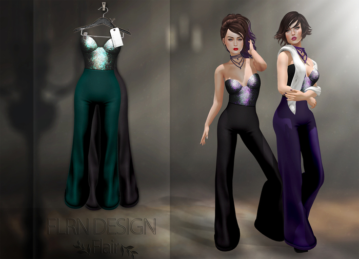 [FLRN] Flair Jumpsuit Teal