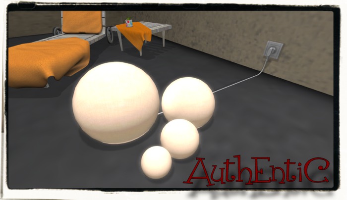 Lamp *Boule* beige