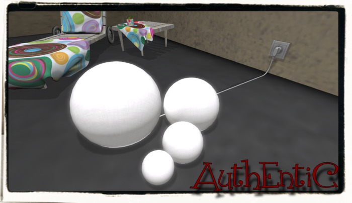 Lamp *Boule* white