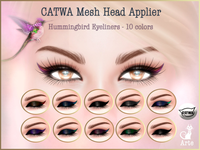 Arte - Catwa Applier - Hummingbird Eyeliners 