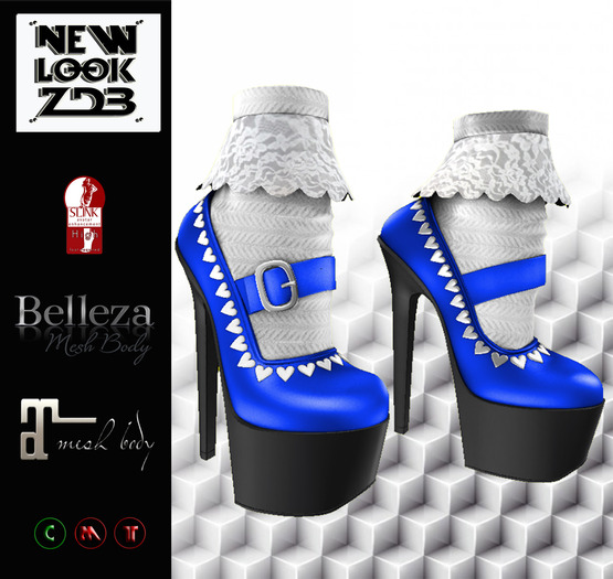 Promo - NEW - Heels [ZDB] Adeline Blue