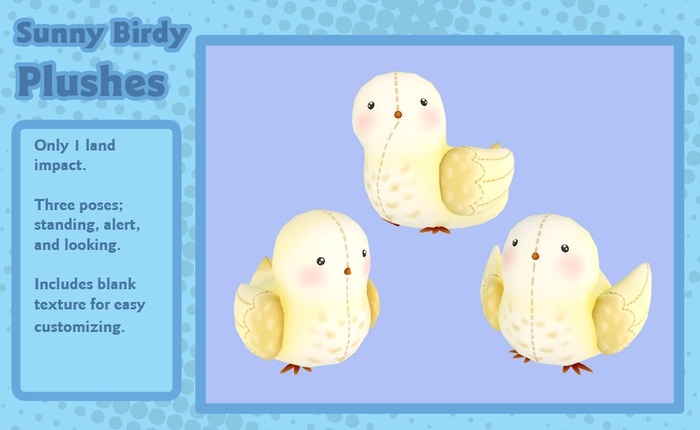 Liminality- Sunny Birdy Plushes