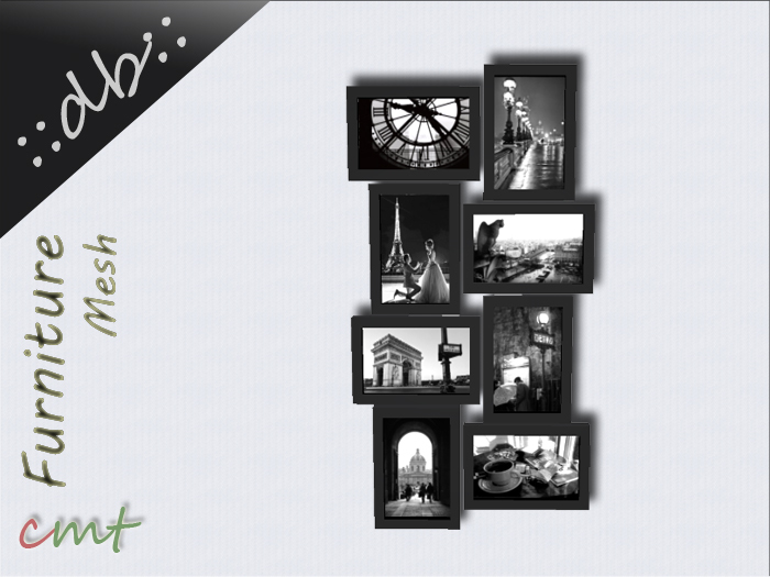 ::db:: Black and Withe Art Set Paris