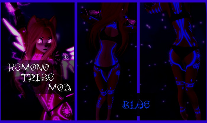KEMONO NEON MOD [BLUE]