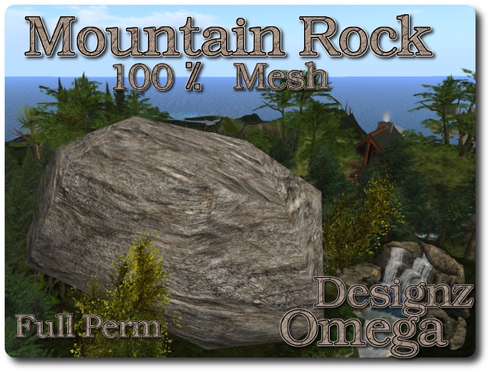 3 Walkable Big Mountain Rocks  Full Perm