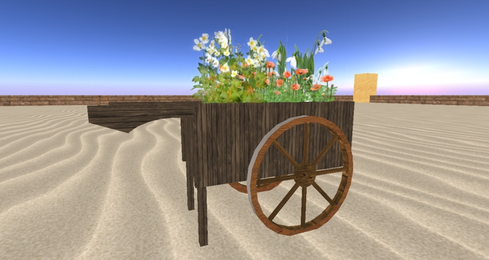 Cart  Barrel Planter