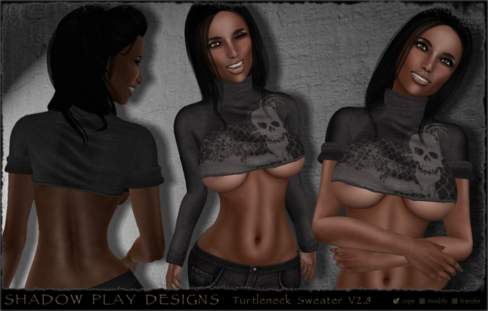 Turtleneck-Sweater & Shirt V2.8 "Skull"