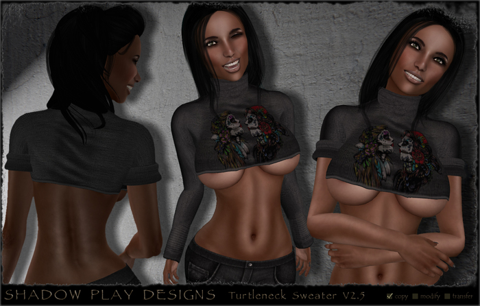 Turtleneck-Sweater & Shirt V2.5 "La Muerta"