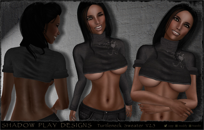 Turtleneck-Sweater & Shirt V2.3 "Heart"