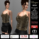 **SD** Arizona Black Lace Gown BSM