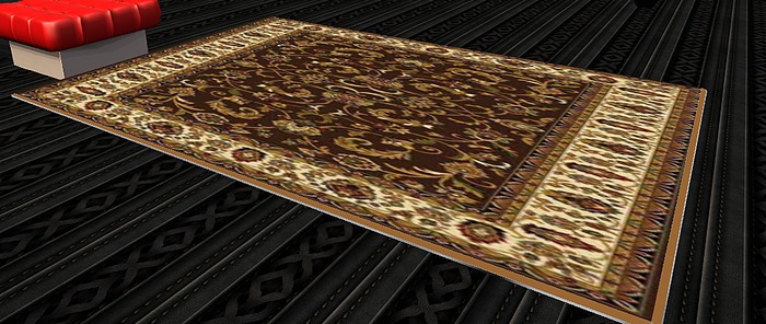 BROWN AREA RUG