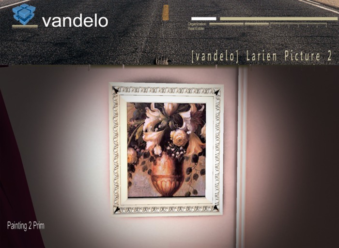 [vendelo] Larien Picture Frame 2 ** 2 Prim **