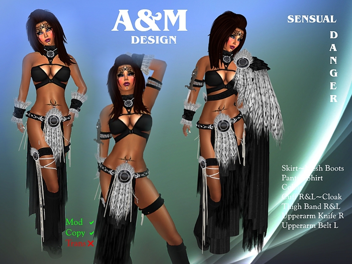Sensual Danger~White FULL OUTFIT~BOX