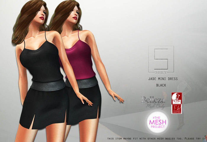 SHEY - Jade Mini Dress Black