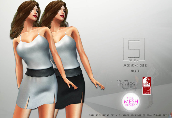 SHEY - Jade Mini Dress White DEMO