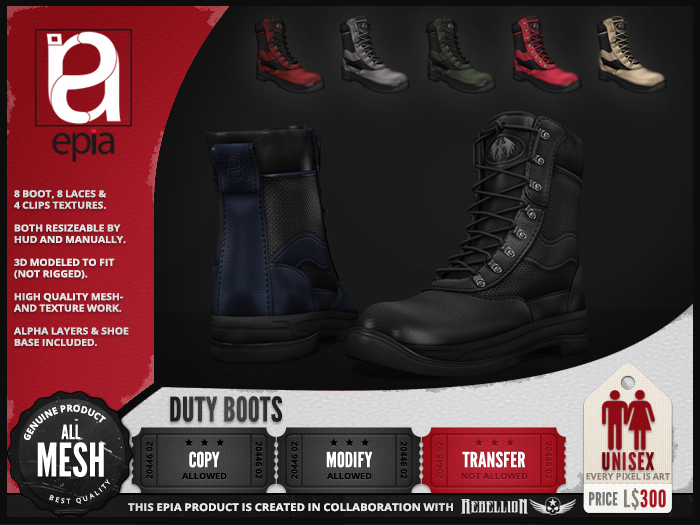 (epia) - Duty Boots DEMO