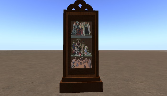 lighted curio cabinet