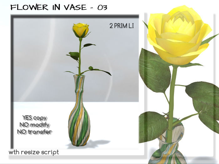 FLOWER IN VASE 03