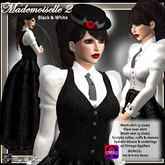 C&F Mademoiselle 2 - Black Damask w Omega Appliers
