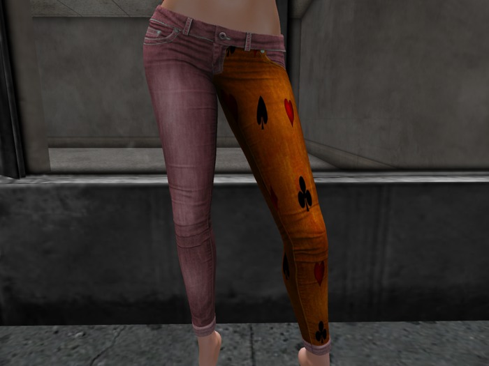 Pick a Card Skinny Jeans Rose