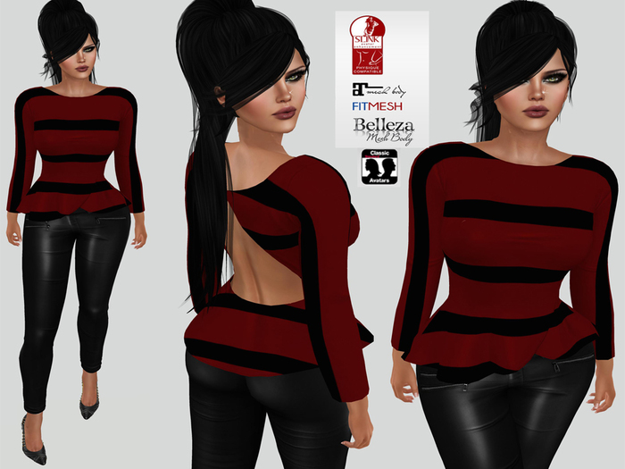 277-Reeb STyle Cindy Red Outfit