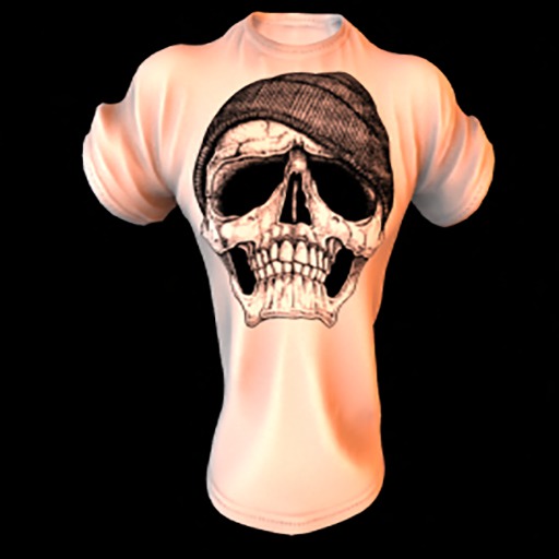 Aesthetic  skull with beanie