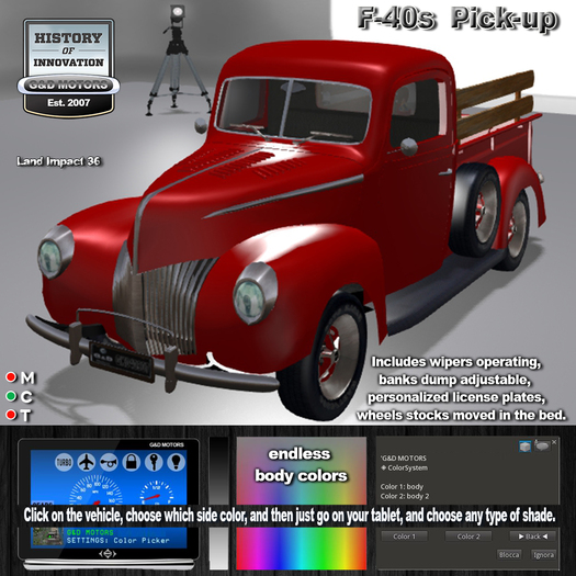 G&D MOTORS F-40s Pick-up
