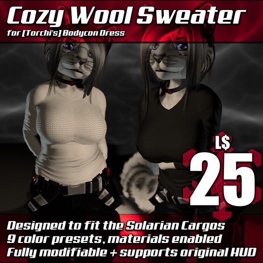 :Frio's: Cozy Wool Sweater (Cargos Fit) [Mod]