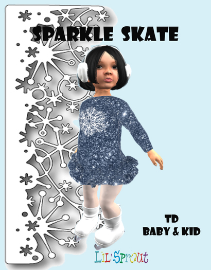 SPARKLE SKATE BLUE 