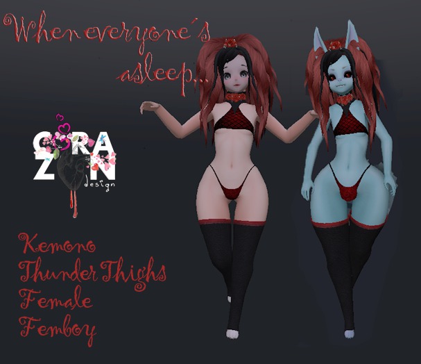 .:*CZ*:. When everyone is Asleep KEMONO (WEAR)