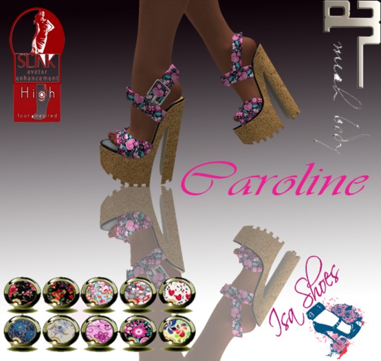 ::.&Isa Shoes Caroline Floral