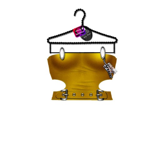 -VIBE- Sweet Tart Halter Top Yellow