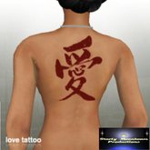 Kanji Love Tattoo