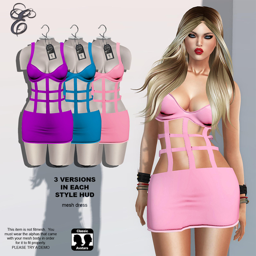 E Eleanor Dress 2 w Texture Change HUD