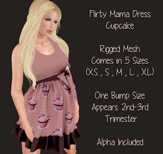 Flirty Mama Dress - Cupcake