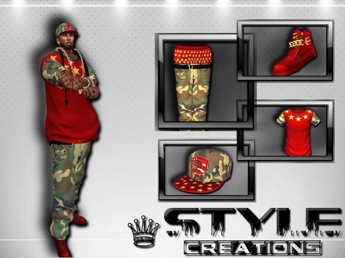 -STYLE- CAMO SUPER OUTFIT